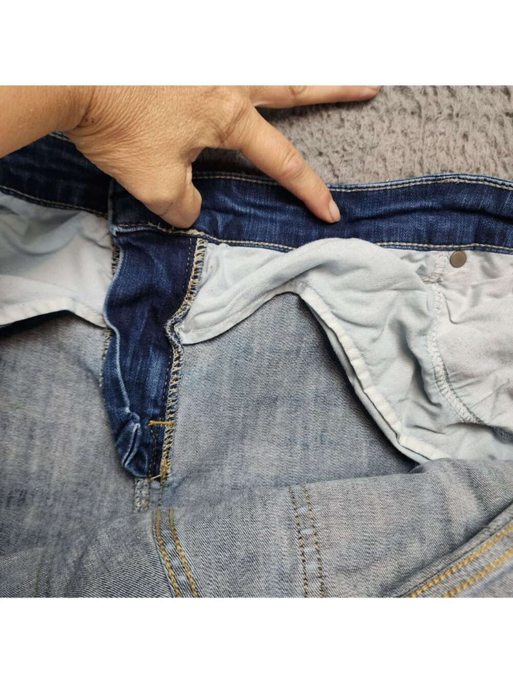 Torrid Jeans Womens 28 Plus Blue Stretch Denim Distressed Skinny - Picture 11 of 14